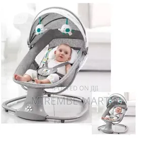 3 in 1 Multifunctional Electric Baby Swing Bassinet-Gray