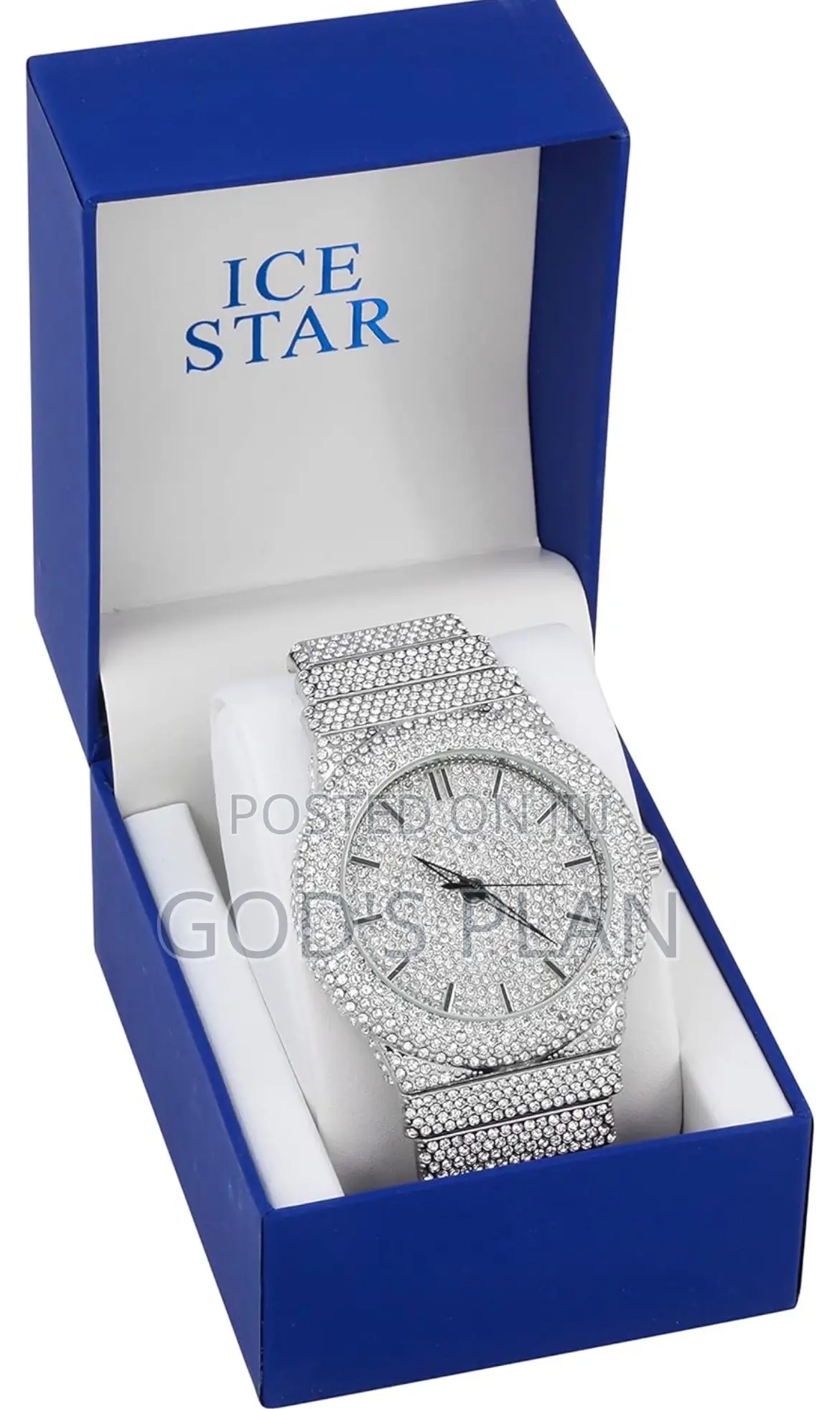 Fully Iced Out Diamond STAR Watch