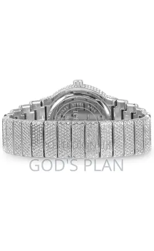 Fully Iced Out Diamond STAR Watch