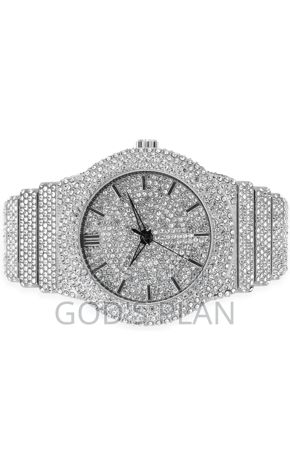 Fully Iced Out Diamond STAR Watch