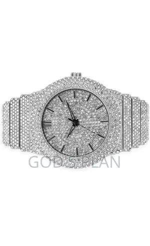 Fully Iced Out Diamond STAR Watch