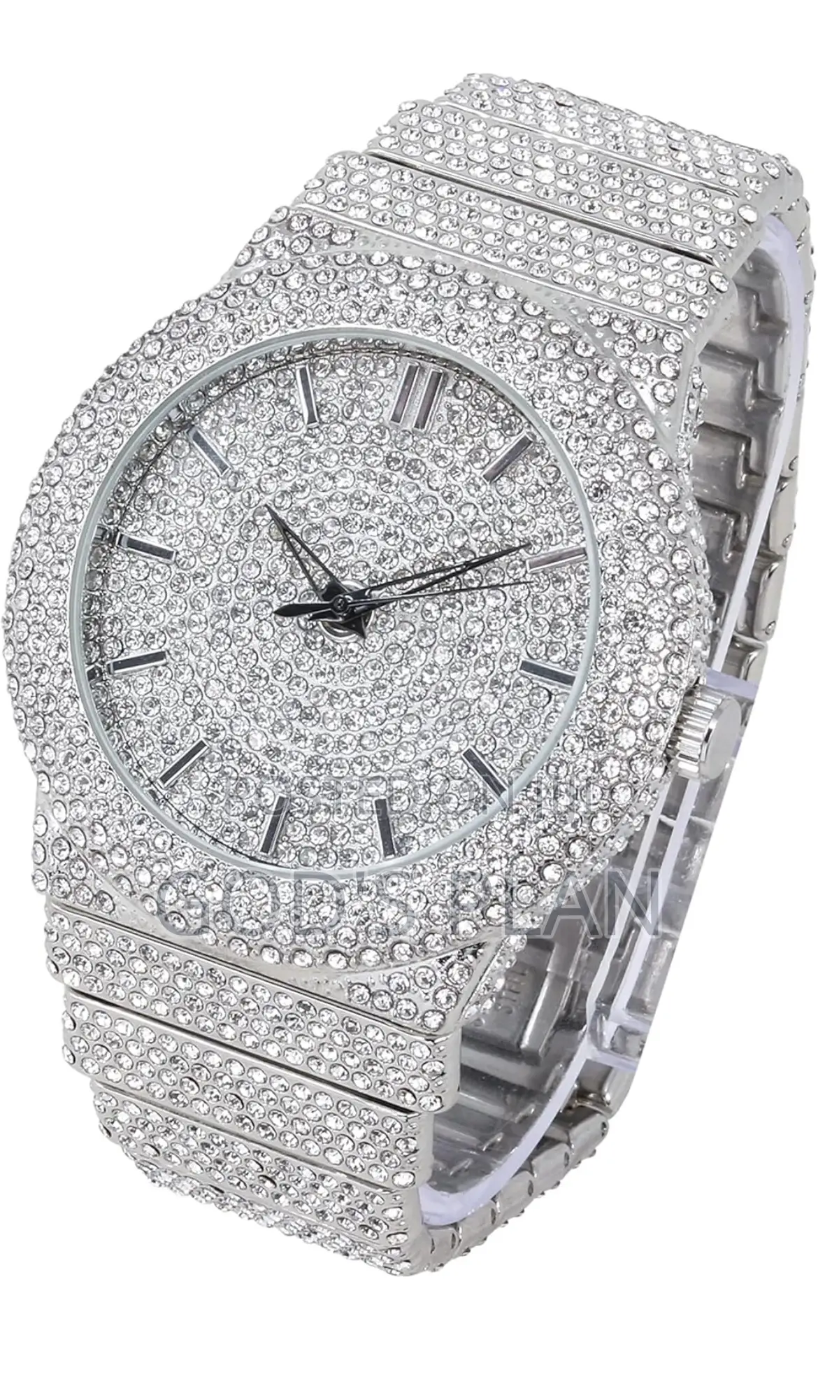 Fully Iced Out Diamond STAR Watch