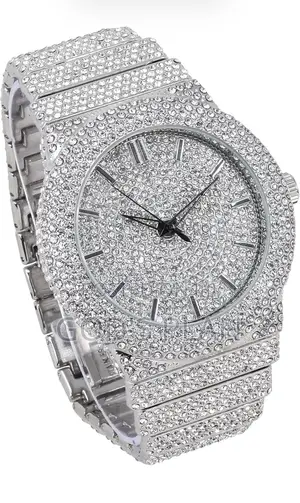 Fully Iced Out Diamond STAR Watch