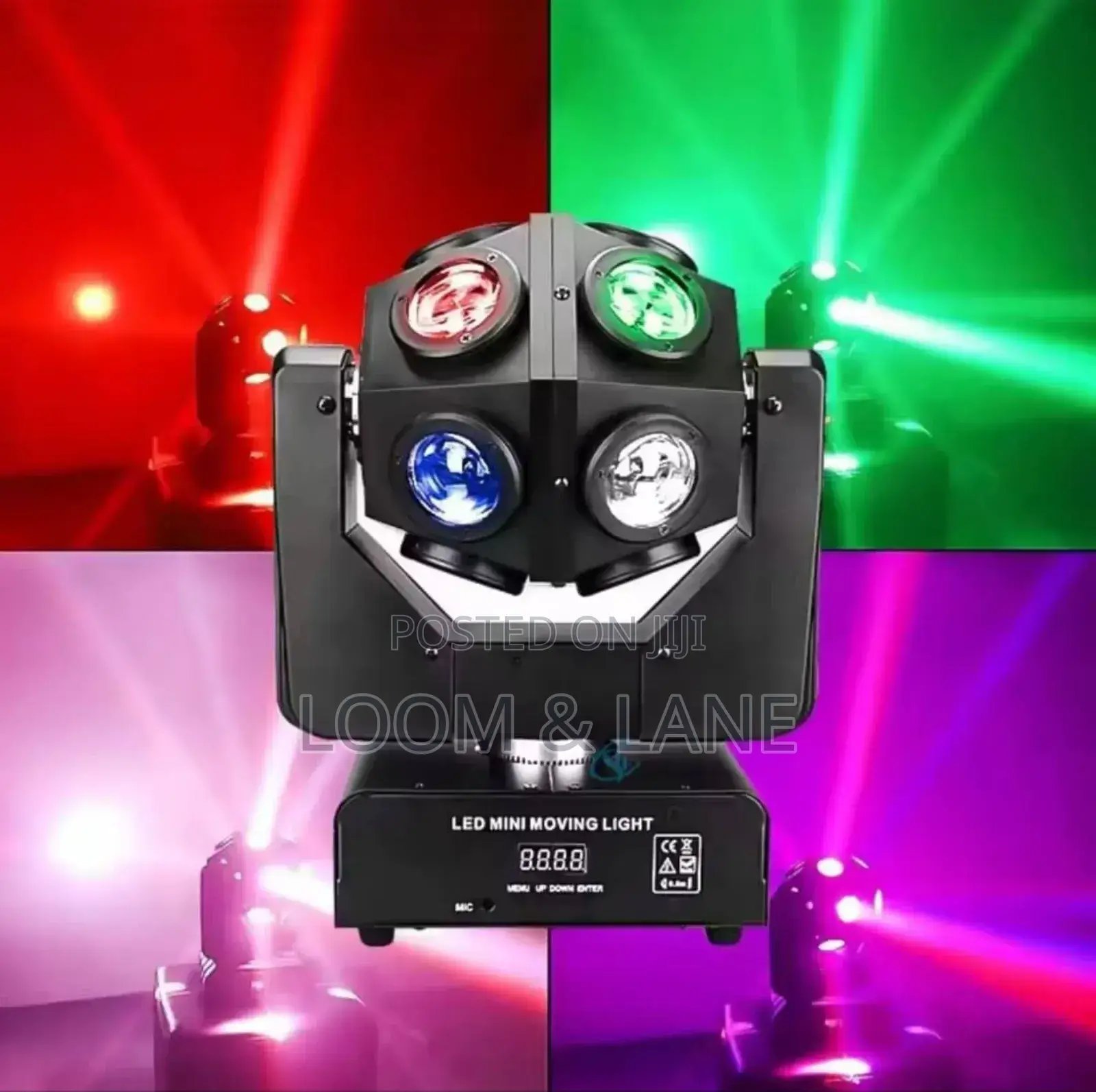12 Led Eyes RGBW Moving Head Beam Light for Discos