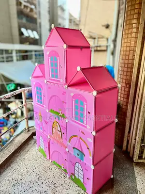 3 Column Plastic Kid Closet/Wardrobe