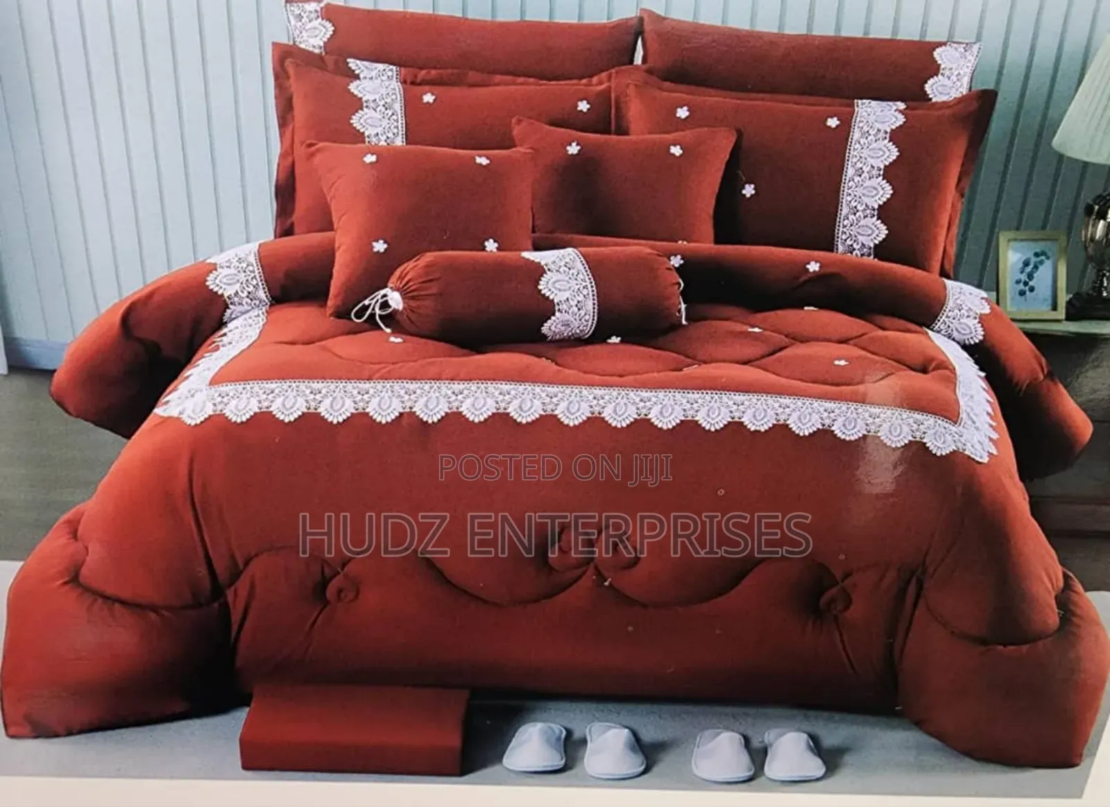 14pc King Size Duvet Maroon