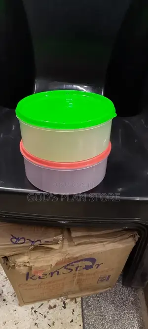 Round Plastic Food Containers 12pcs