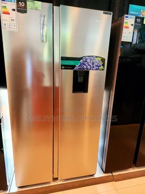 670ltrs Hisense Side by Side Refrigerator Silver Color