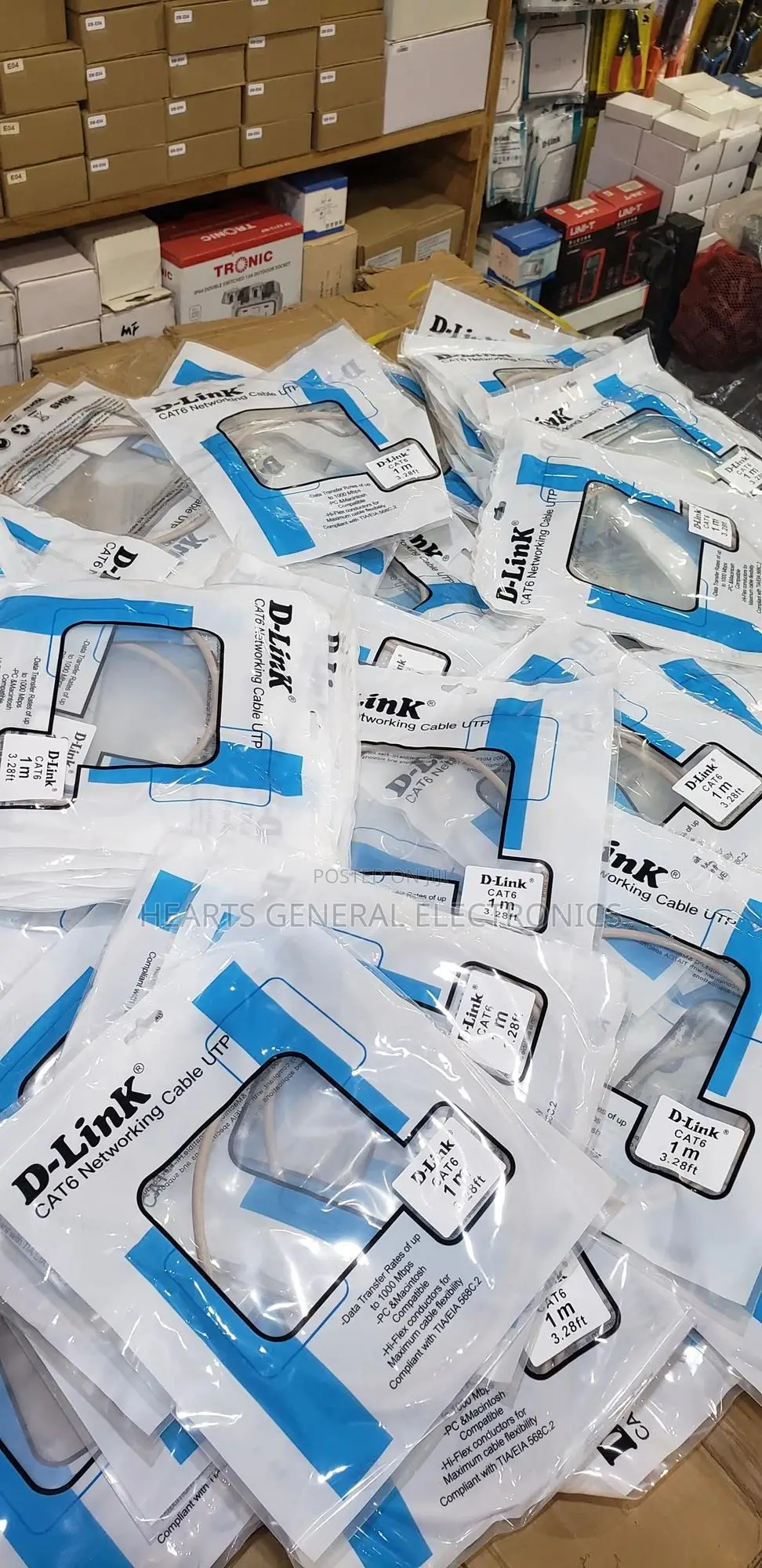 D-Link Cat6 Patch Cord 1m