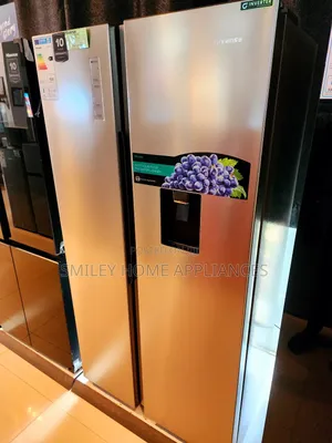 Brand New Hisense 670ltrs Side by Side Fridge Silver