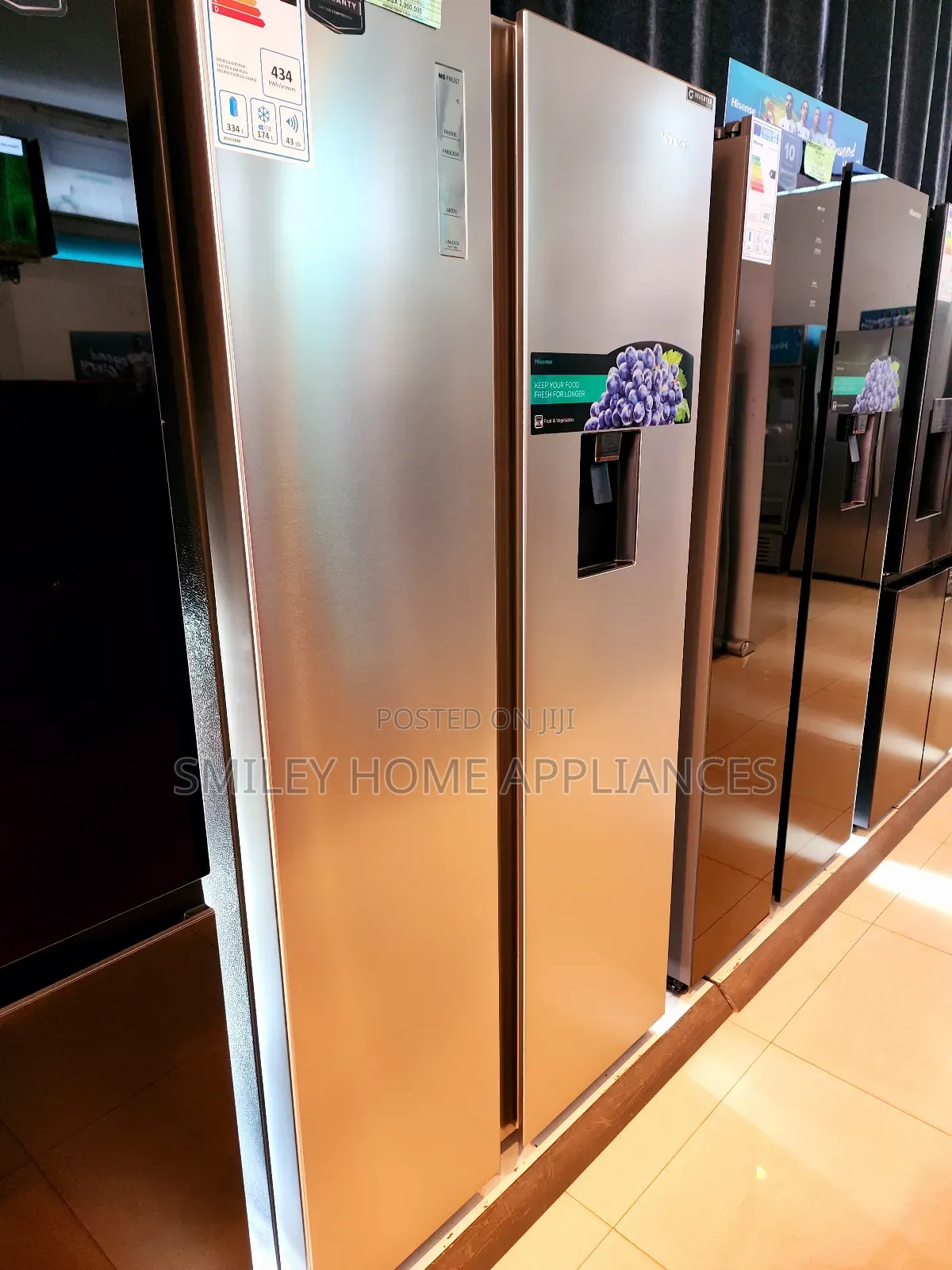 New Discounted Hisense 750ltrs Side by Side Fridge