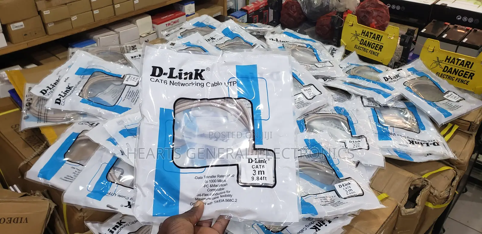 D-Link Cat6 Patch Cord 3m