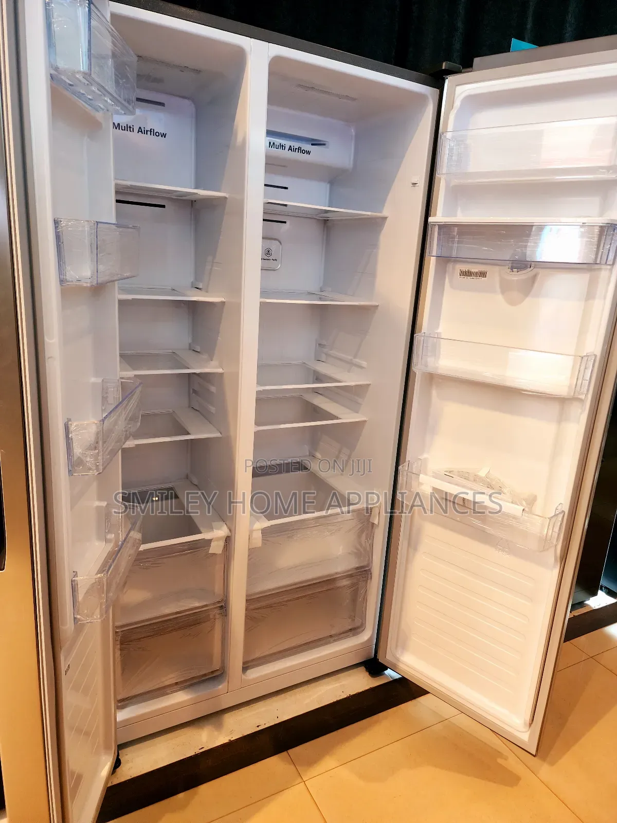 Newly Restocked 670ltrs Side by Side Hisense Fridge