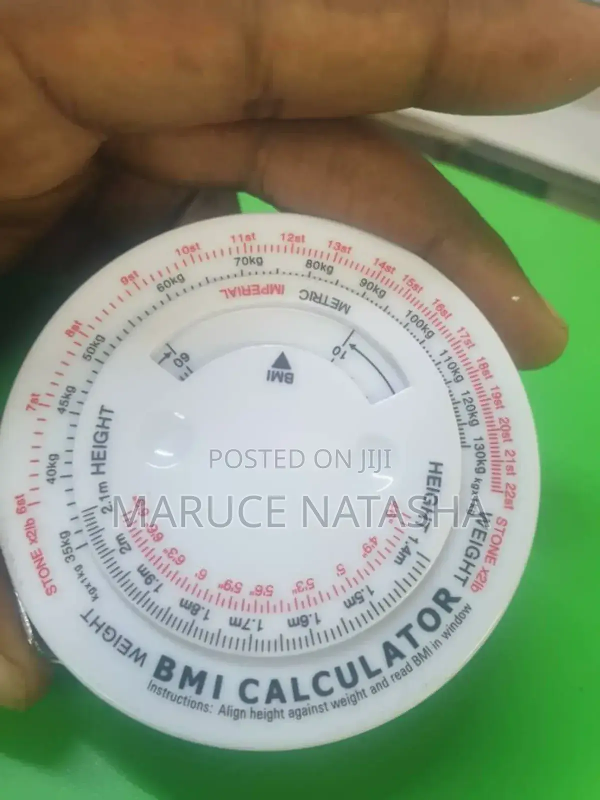BMI Wheel Chart(Body Mass Index)