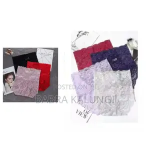 High Waist Ladies Lace Panties, 3 PCS
