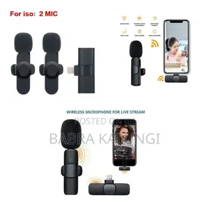 3-in-1 Wireless Lavalier Mini Microphone