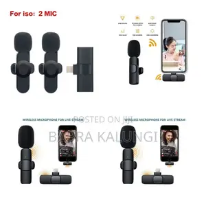 3-in-1 Wireless Lavalier Mini Microphone