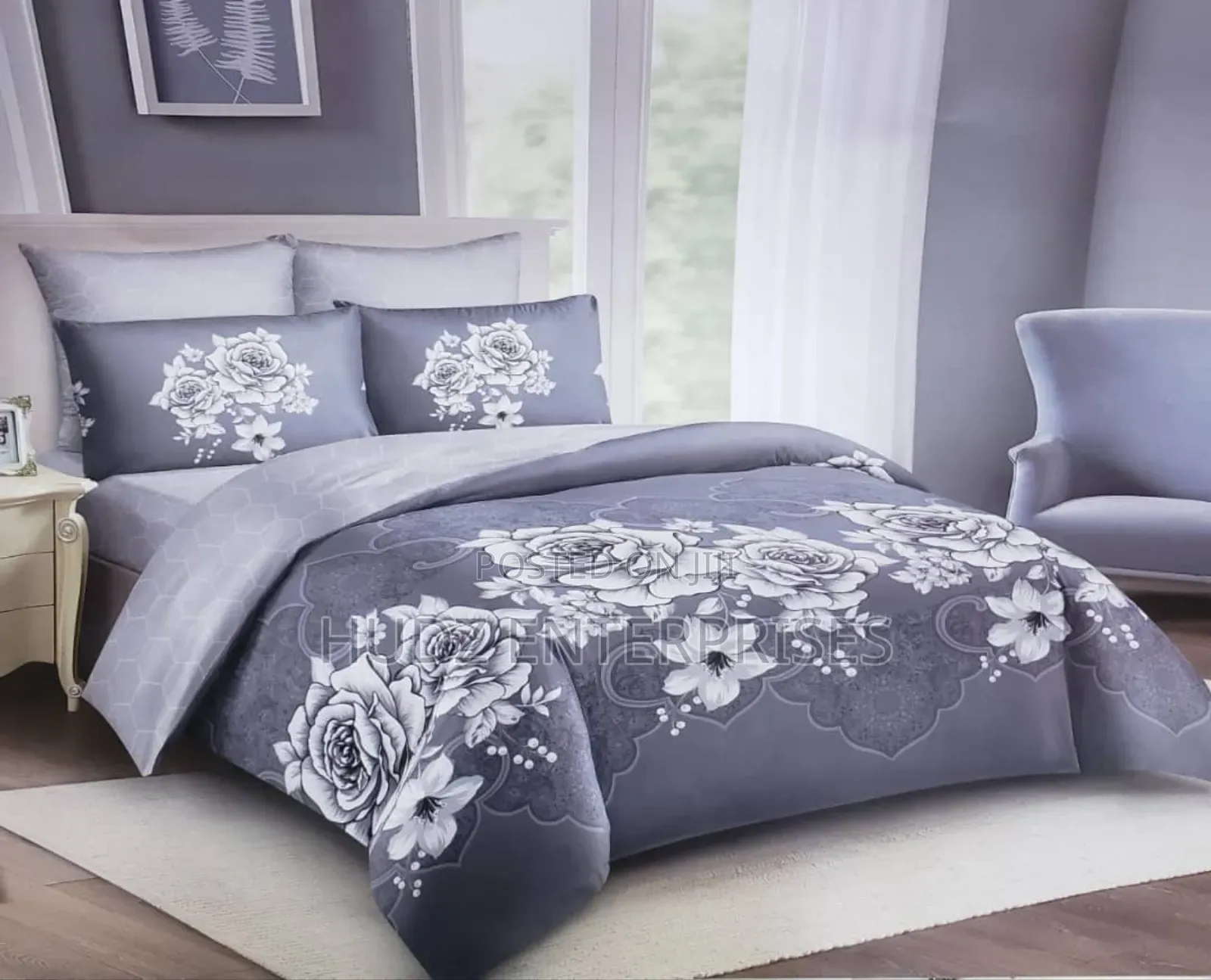12pc Duvet King Size Grey