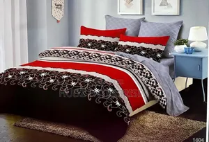 12pc Duvet King Size Red and Black