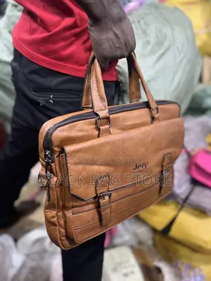 Leather Jeep Laptop Bag 14inch