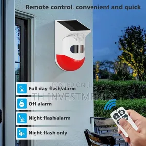 Solar Motion Sensor Alarm Outdoorsound Security Alarm Siren