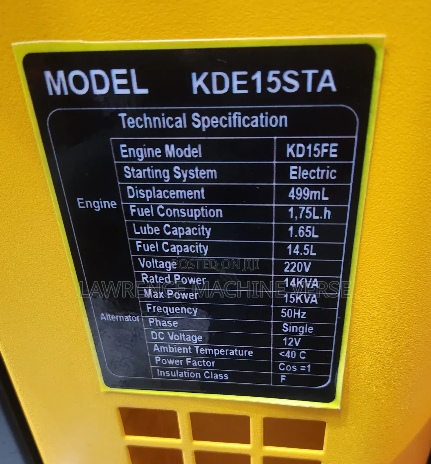 Diesel Generator 15kva Silent