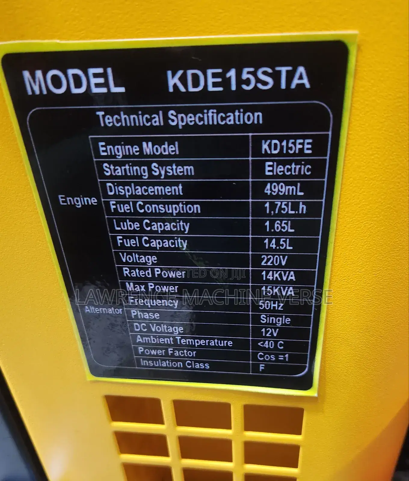 Diesel Generator 15kva Silent