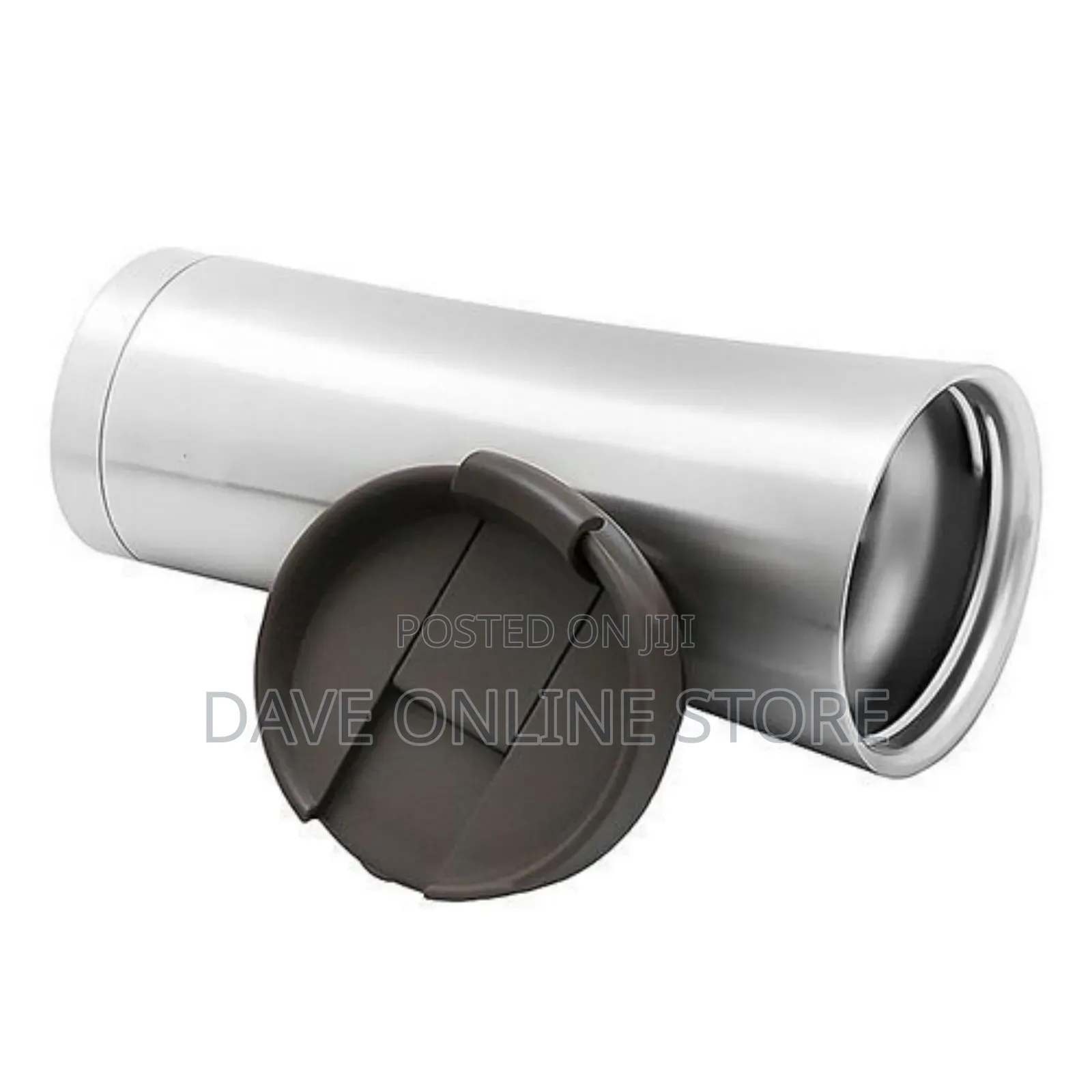 0.5L Insulated Stainless Steel Travel Mug - Silver