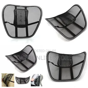 2pcs Mesh Lumbar Back Brace Support Office