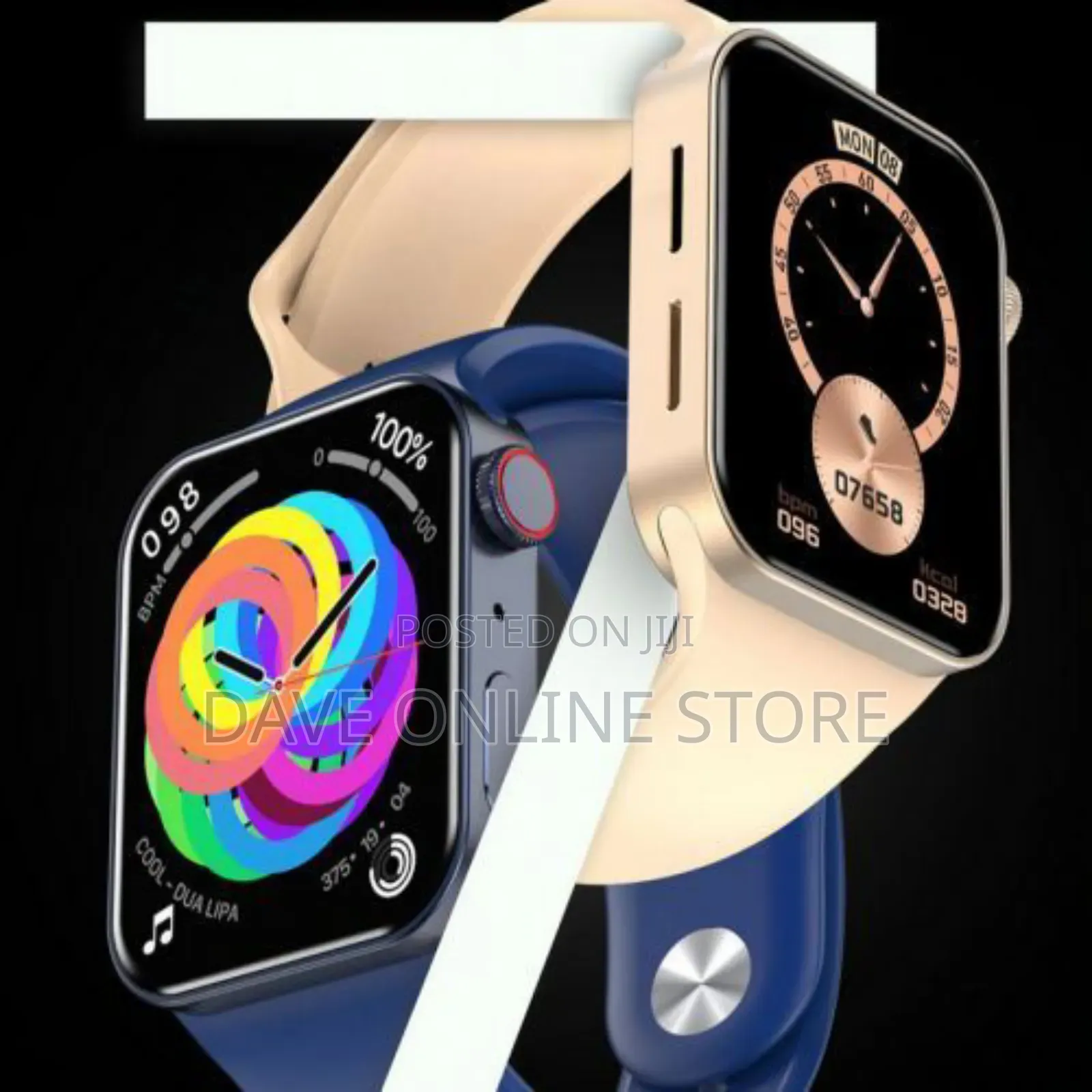 Smartwatch Bluetooth Bracelet Call Blood Pressure - Black