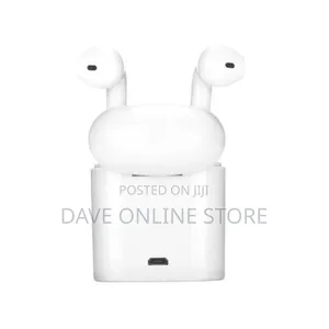 I7s - Double Bluetooth Earbuds - Earphones - White
