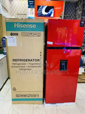 Hisense Double Door Fridge 270 Liters Red Color Brand New