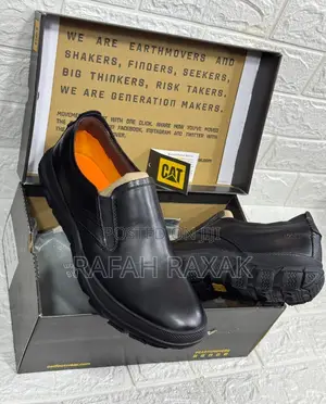 Original Triple Black CAT Prorush Slip on Casual Shoes