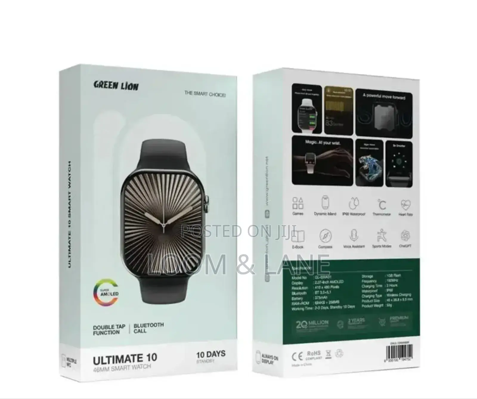 Green Lion Active 10 (46mm Smart Watch