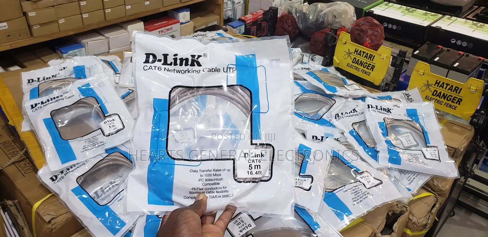 D-Link Cat6 Patch Cord 5m