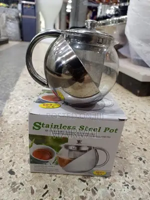 3/2cups Tea Pot (750mls) With Both Steel and Glass
