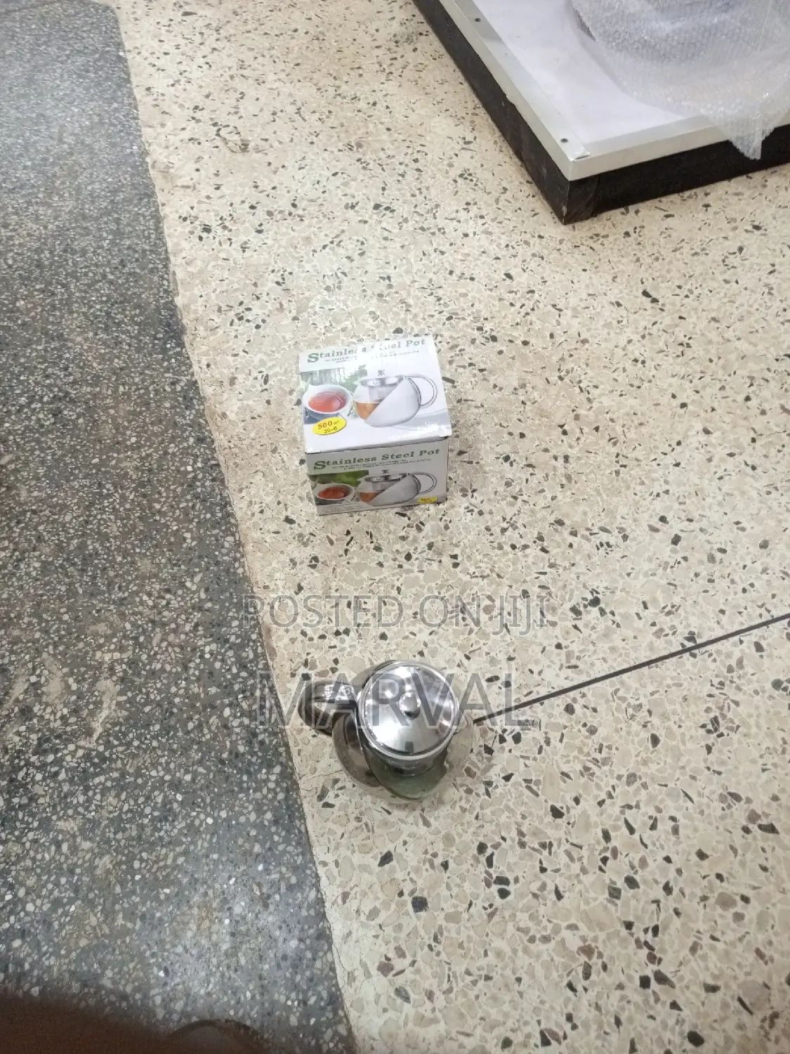 3/2cups Tea Pot (750mls) With Both Steel and Glass