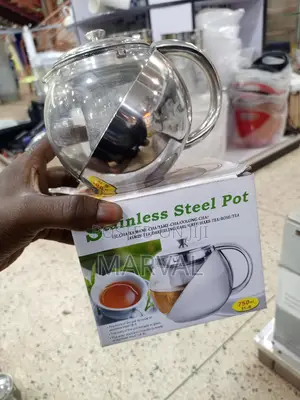 3/2cups Tea Pot (750mls) With Both Steel and Glass