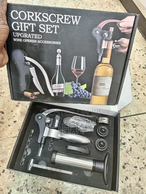 Corkscrew Wine Opener Kit Gift Set Box