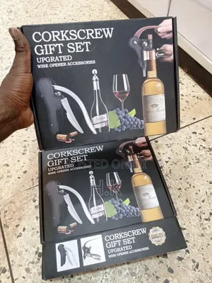 Corkscrew Wine Opener Kit Gift Set Box