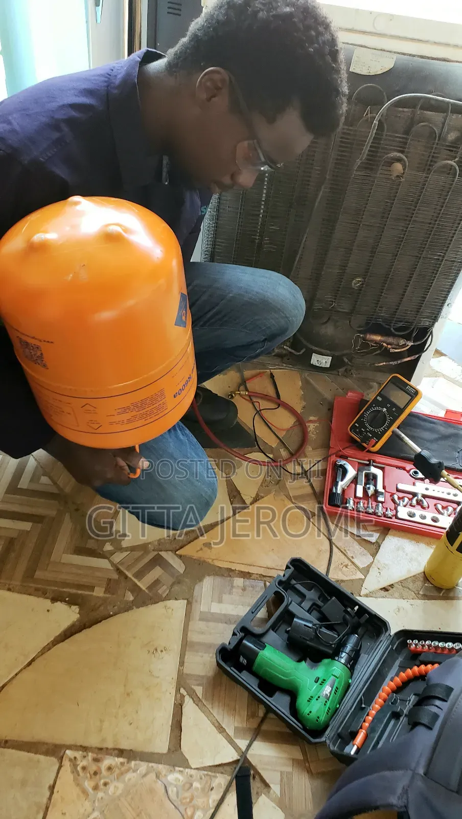 Compressor Change and Repair for Fridge