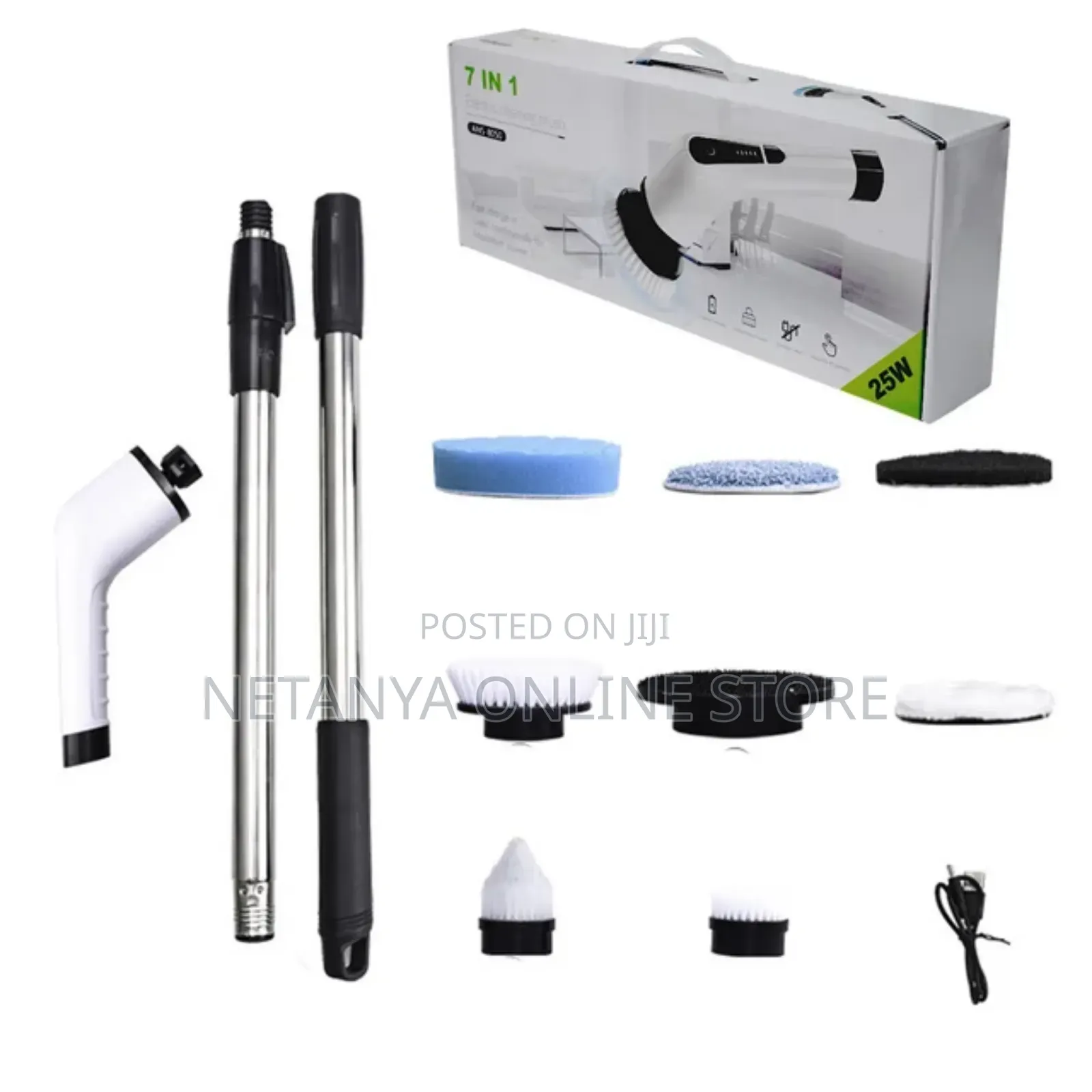 Adjustable 7in1 Electric Cleaning Brush