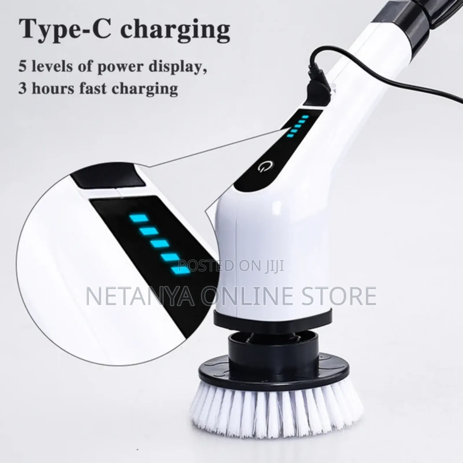 Adjustable 7in1 Electric Cleaning Brush