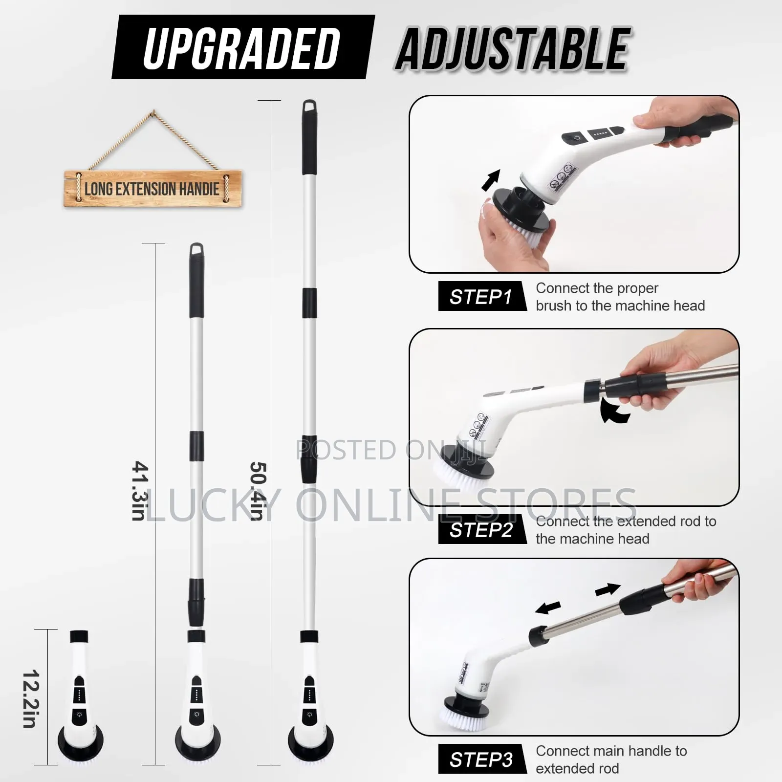 Electric Spin Scrubber Brush