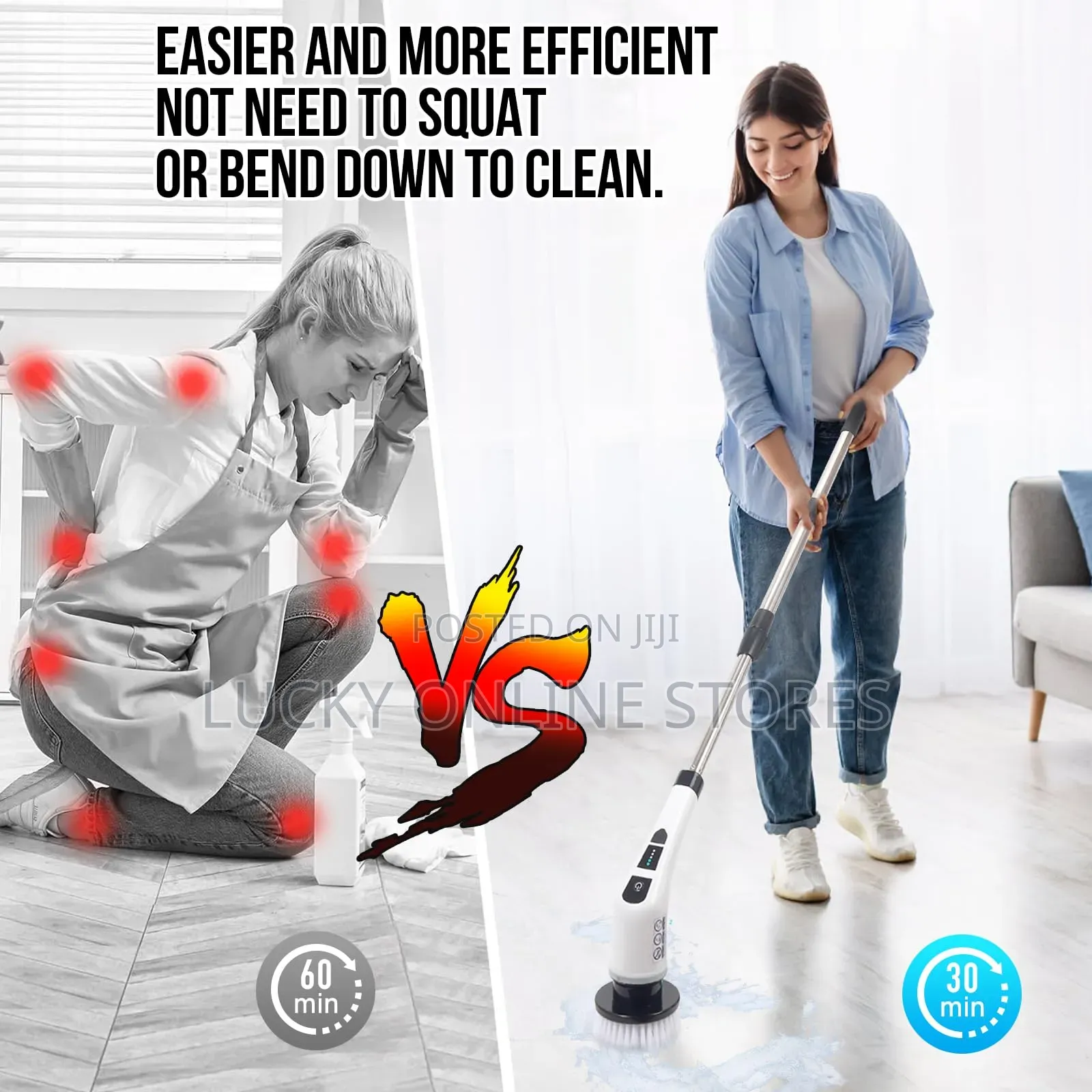 Electric Spin Scrubber Brush