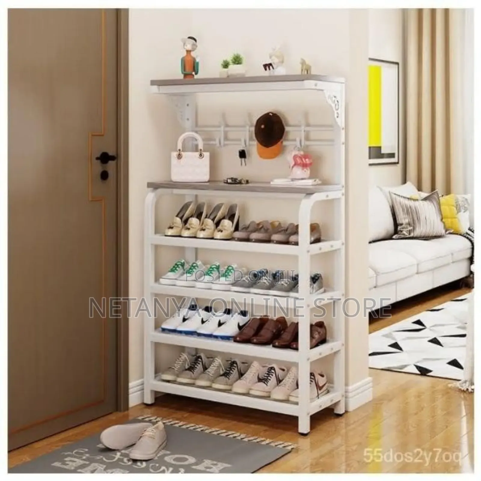 Multi Layer Strong Metallic Shoe Rack
