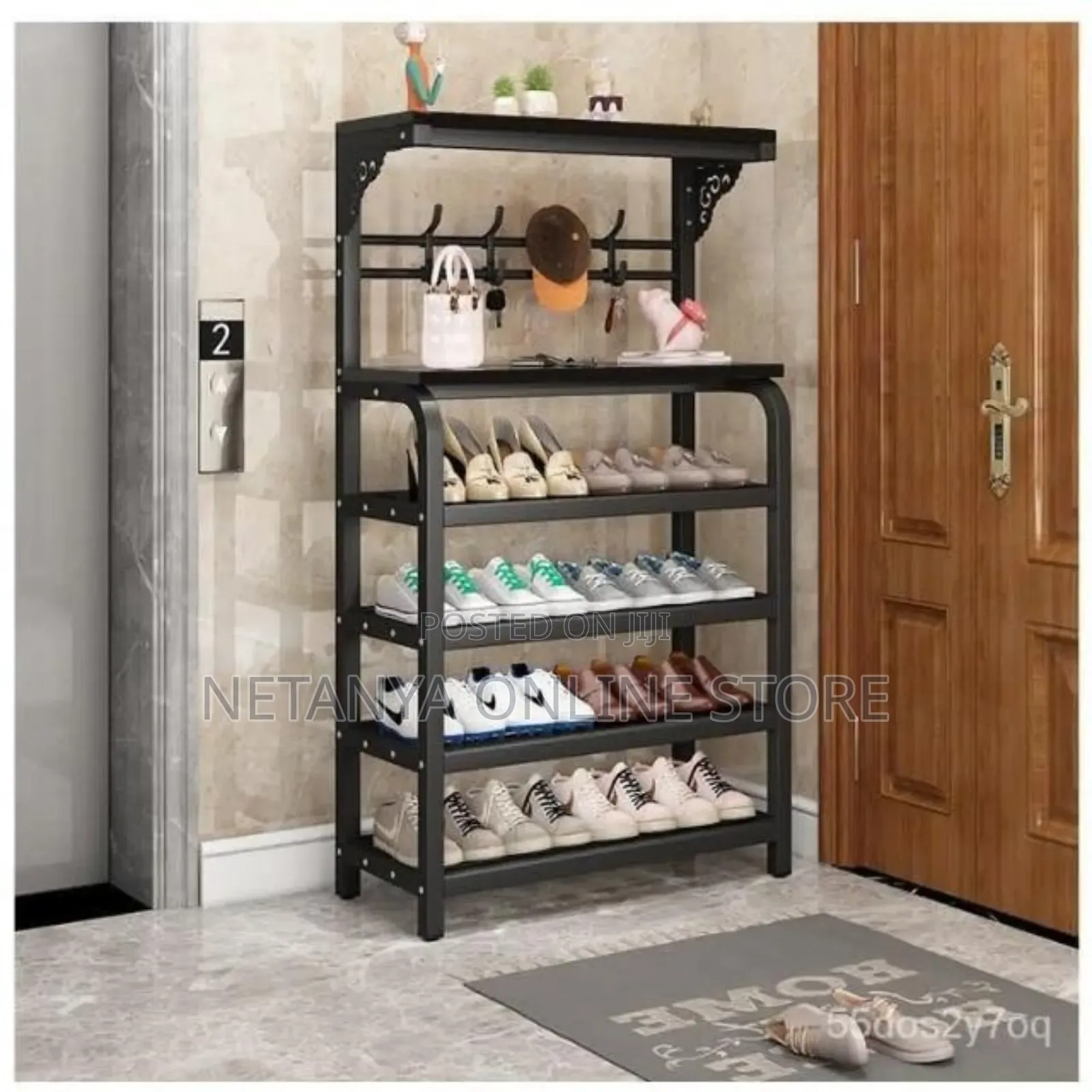 Multi Layer Strong Metallic Shoe Rack