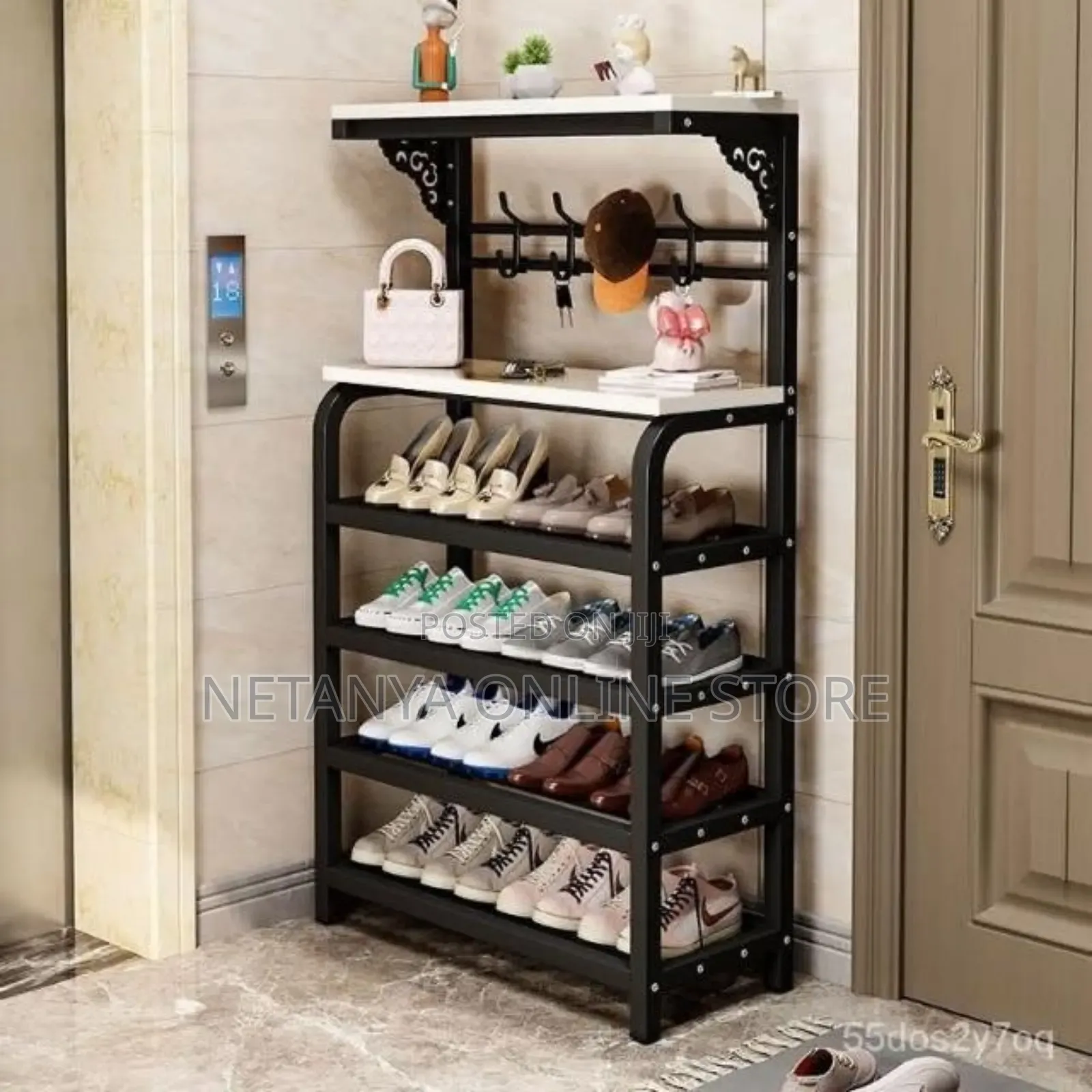 Multi Layer Strong Metallic Shoe Rack