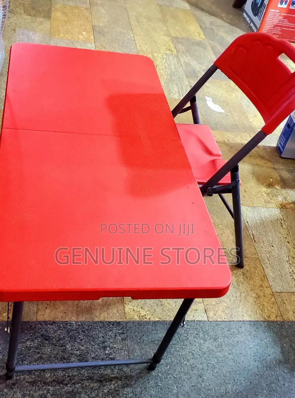 Folding Table Plus a Folding Chair Combo