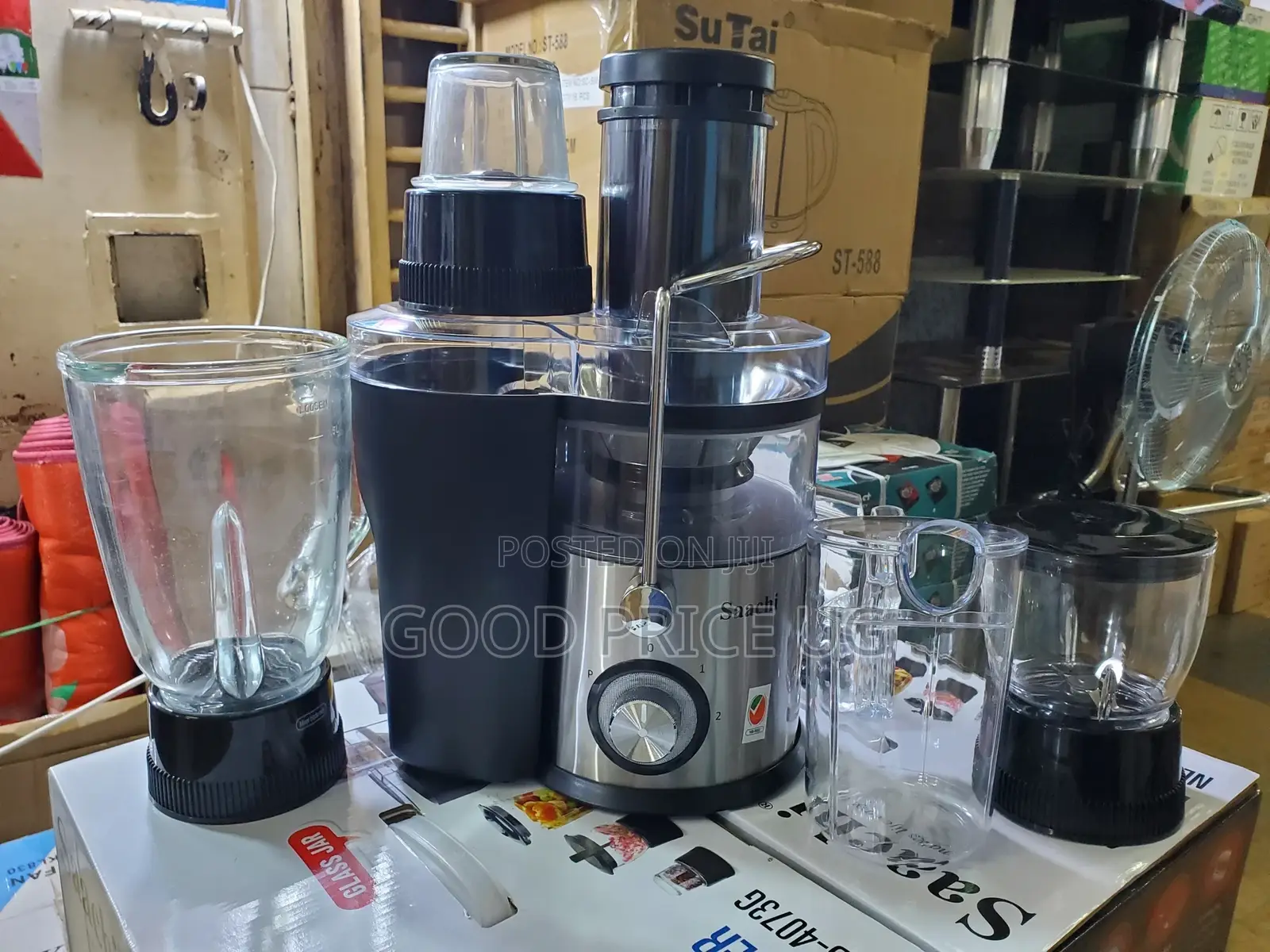 Saachi 4 N 1 Juicer/Blender NL-JB-4073G